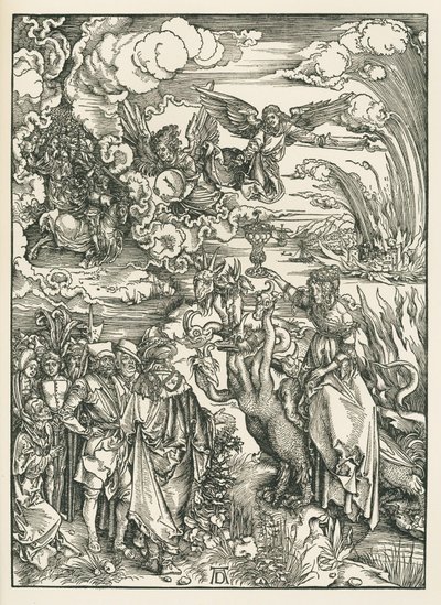 Die Hure von Babylon. Die Offenbarung des Heiligen Johannes von Albrecht Dürer or Duerer