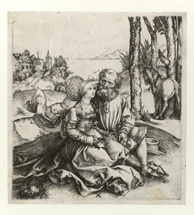 Das ungleiche Paar, ca. 1495 von Albrecht Dürer