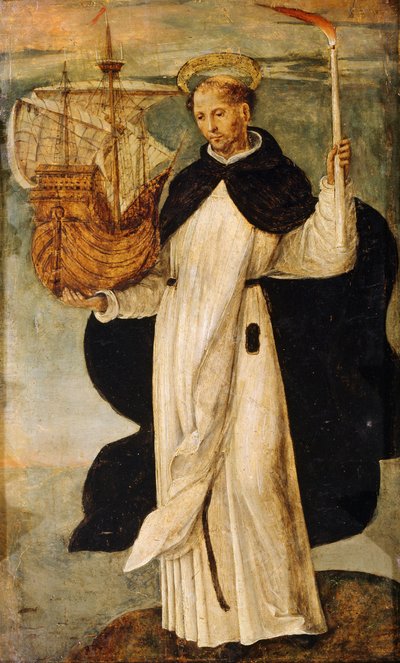 St. Telmo (Detail) von Alejo Fernandez