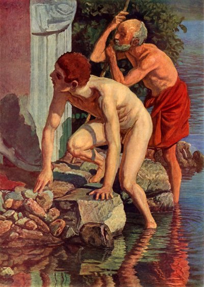 Skizze für das Bild Christus erscheint der Menge, ca. 1830er Jahre, 1965 von Aleksandr Ivanov