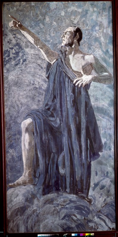 Feodor Chaliapin als Mephistopheles in der Oper Faust von Charles Gounod von Aleksandr Jakovlevic Golovin
