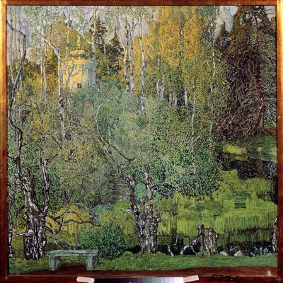 Der Neskuchny-Garten in Moskau von Aleksandr Jakovlevic Golovin