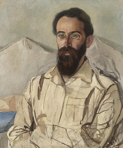 Porträt von Friedrich Eduardovich Krimmer von Aleksandr Jakovlevic Golovin