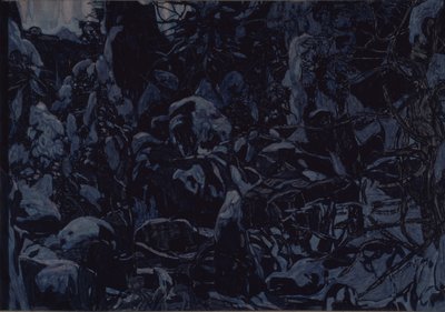 Bühnenbild für das Ballett Solveig zur Musik von E. Grieg, 1922 von Aleksandr Jakovlevic Golovin
