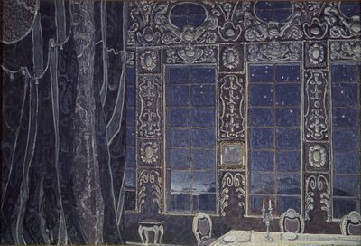 Bühnenbild für das Stück Don Juan von J.-B. Molière, 1910 von Aleksandr Jakovlevic Golovin