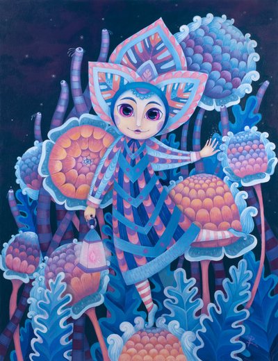 Verspielter Laternengeist von Aleksandra Paranchenko