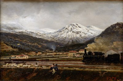 Berglandschaft von Aleksei Petrovich Bogolyubov