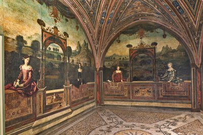 Kleiner Raum der Edlen Damen von Alessandro Bonvicino Moretto