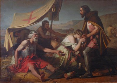 Der Durst der ersten Kreuzfahrer, 1852 von Alessandro Guardassoni