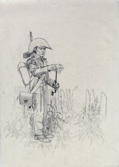 Soldat der napoleonischen Armee, Infanteriejäger von Alessandro Lonati
