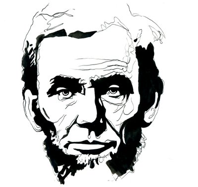 Porträt von Abraham Lincoln (1809-1865), Präsident der Vereinigten Staaten von Alessandro Lonati