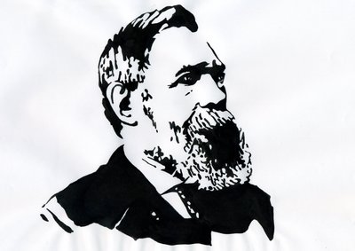 Porträt von Friedrich Engels (1820-1895), deutscher sozialistischer Theoretiker und Politiker von Alessandro Lonati