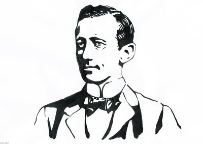 Porträt von Guglielmo Marconi (1874-1937), italienischer Physiker, Erfinder des Telegraphen. von Alessandro Lonati