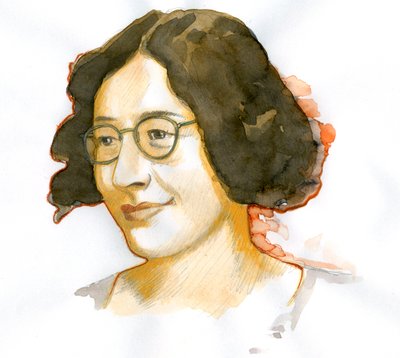 Porträt von Simone Weil (1909-1943), französische Philosophin von Alessandro Lonati