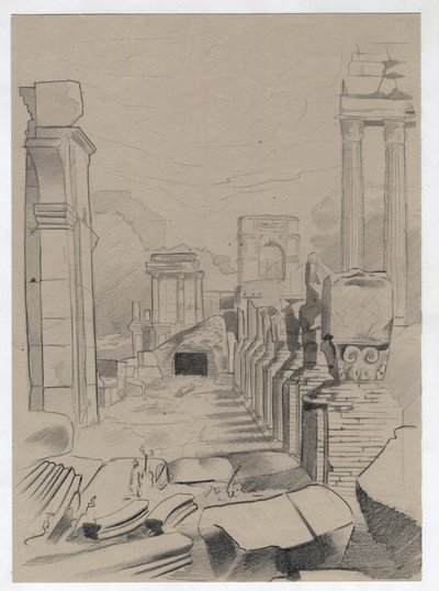 Ruinen der römischen Ära in Rom, Forum (foro romano). von Alessandro Lonati