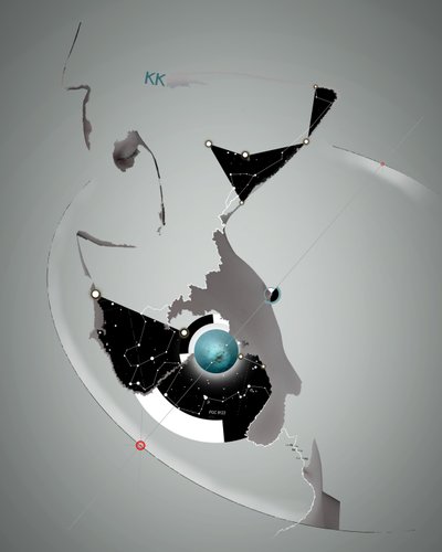 Ukraine von Russland angegriffen, 2022 (Illustration) von Alessandro Lonati