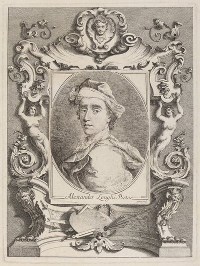 Selbstporträt von Alessandro Longhi