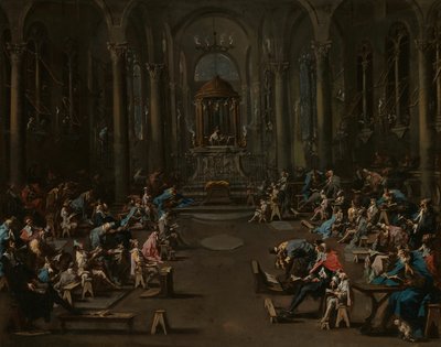 Die Synagoge von Alessandro Magnasco