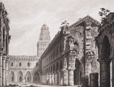 Bühnenbild für die Opera seria Le zingare dell