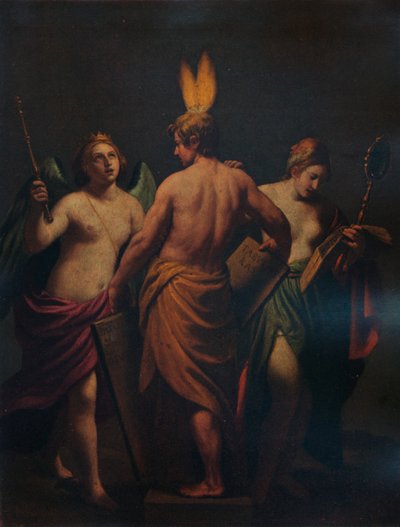 Philosophie, Geschichte und Klugheit wecken den Geist zum Verlangen nach Wissen, ca. 1624, 1938 von Alessandro Turchi