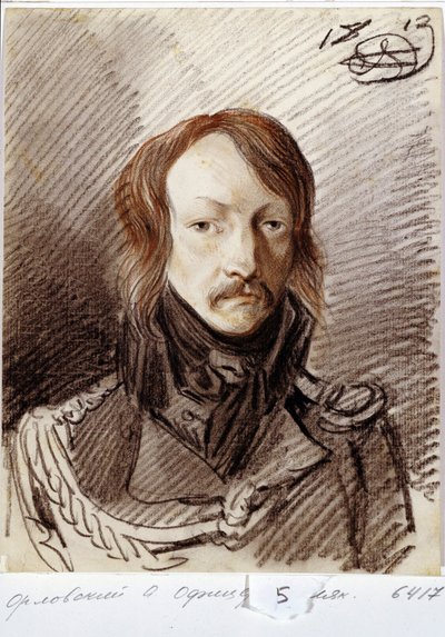 Porträt von Alexei Pawlowitsch Lanskoy (1789-1855) von Alexander Orlowski