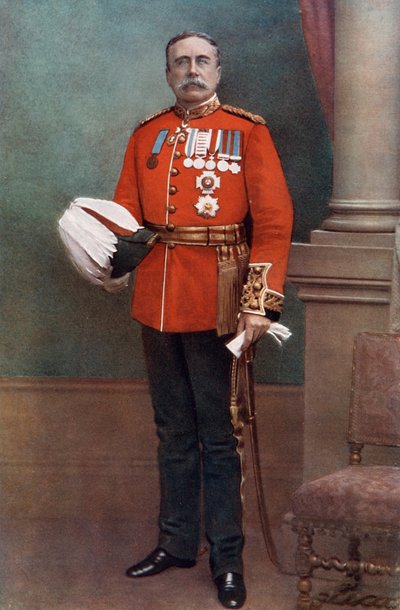 Sir William Lockhart, Oberbefehlshaber in Indien, ca. 1900-1902 von Alexander Bassano