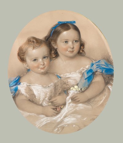 Doppelporträt von Mary Sime Greig und David Middleton Greig von Alexander Blaikley
