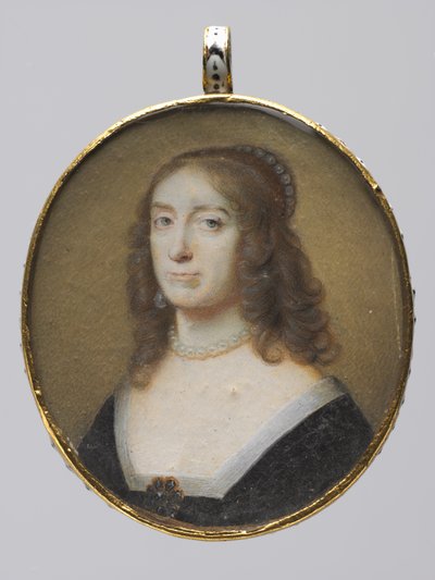 Porträt von Elizabeth Stuart, Kurfürstin von der Pfalz und Königin von Böhmen, 1630er von Alexander Cooper