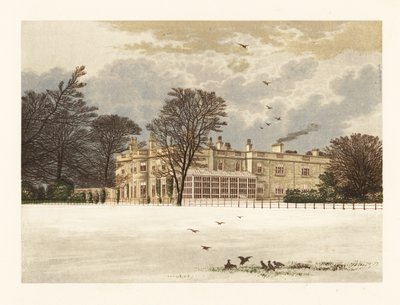 Ednaston Lodge, Derbyshire, England von Alexander Francis (after) Lydon