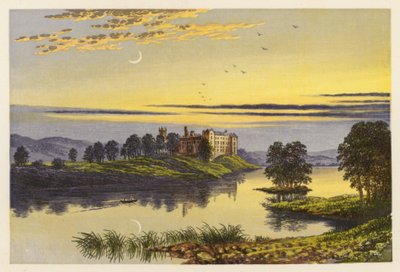 Schottische Loch-Landschaft: Linlithgow Loch von Alexander Francis (after) Lydon