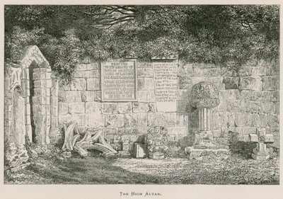 Dryburgh Abbey, Der Hohe Altar von Alexander Francis Lydon
