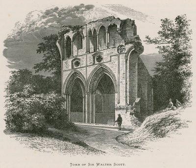 Dryburgh Abbey, Grab von Sir Walter Scott von Alexander Francis Lydon