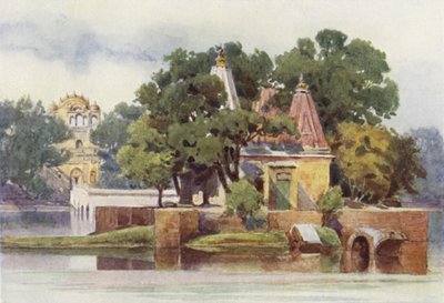 Ein Tempel im Tank bei Thanesar von Alexander Henry Hallam Murray
