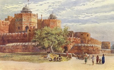 Agra Fort, außerhalb des Delhi-Tors von Alexander Henry Hallam Murray