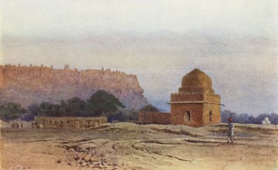 Gwalior-Festung vor Sonnenaufgang von Alexander Henry Hallam Murray