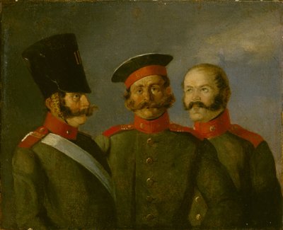 Zaren Nikolaus I. Leibgarde, zweites Viertel des 19. Jahrhunderts von Alexander Ivanovich Sauerweid