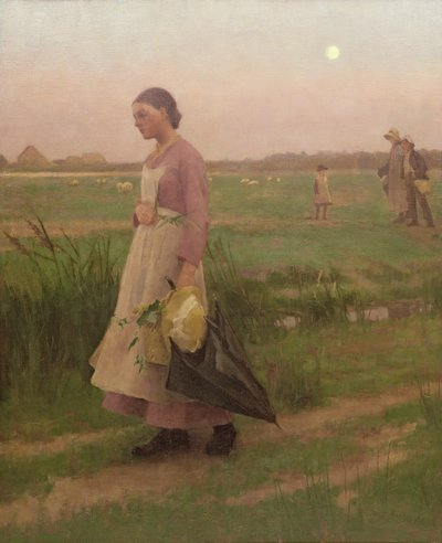 Hopfenpflücker kehren zurück von Alexander Mann