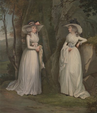 Eleanor und Margaret Ross, zwischen 1785 und 1790 von Alexander Nasmyth