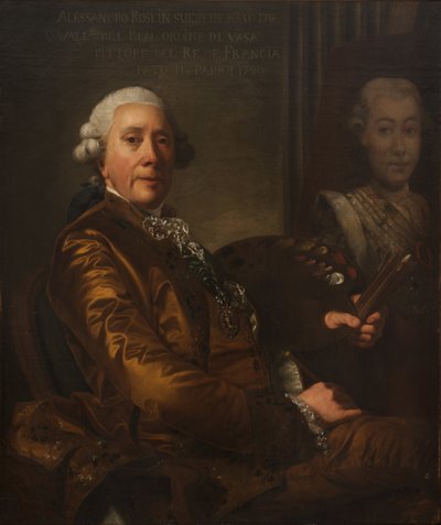Selbstporträt von Alexander Roslin