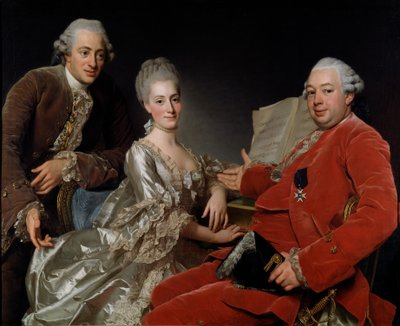 John Jennings Esq. und sein Bruder und Schwägerin von Alexander Roslin