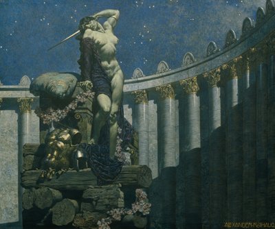 Dido auf dem Scheiterhaufen, 1935 von Alexander Rothaug