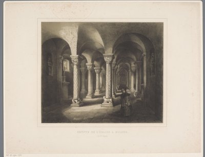 Krypta der Abteikirche Rolduc von Alexander Schaepkens