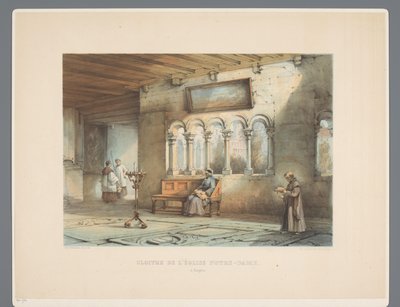 Kloster der Liebfrauenbasilika in Tongeren von Alexander Schaepkens