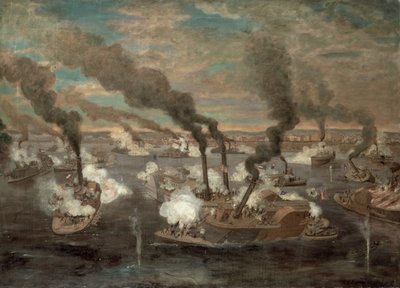 Große Seeschlacht von Memphis, Tennessee am 6. Juni 1862 von Alexander Simplot