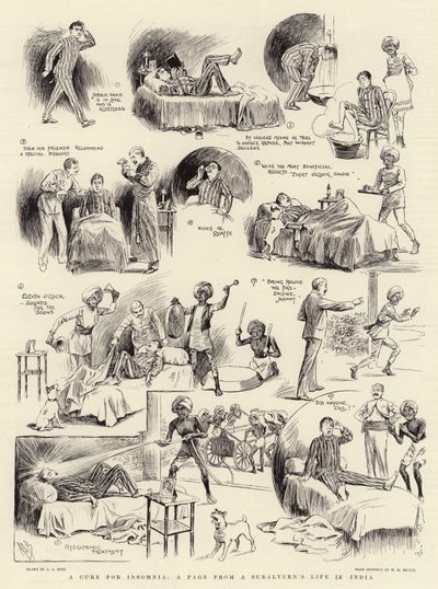 Ein Heilmittel gegen Schlaflosigkeit, eine Seite aus dem Leben eines Subalterns in Indien von Alexander Stuart Boyd
