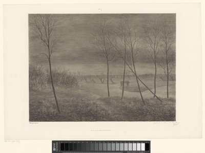 Landschaft bei Nacht von Alexander Ver Huell (signed by artist)