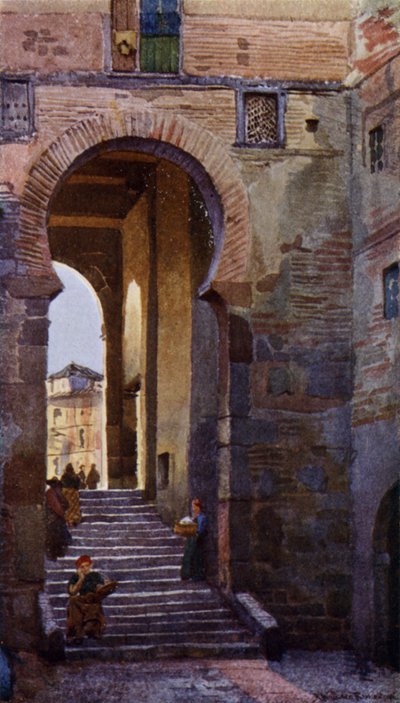 Puerta Del Zocodover, Toledo von Alexander Wallace Rimington