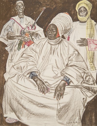 Barma Mata, Sultan von Zinder, aus Dessins et Peintures d