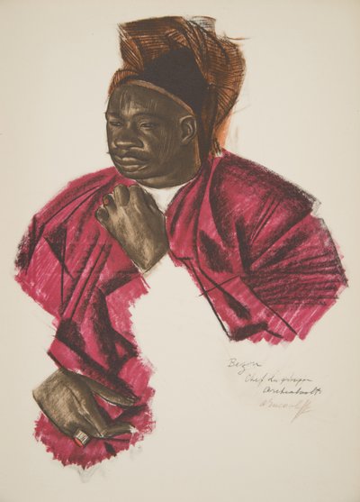 Bezou, Gruppenführer (Fort Archambault), aus Dessins et Peintures d