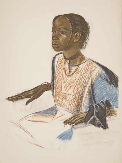 Bornou-Mädchen (Fort Lamy), aus Dessins et Peintures d